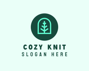 Simple Green Tree logo design