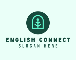 Simple Green Tree logo design