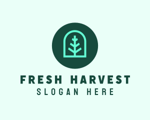 Simple Green Tree logo design