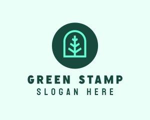 Simple Green Tree logo design