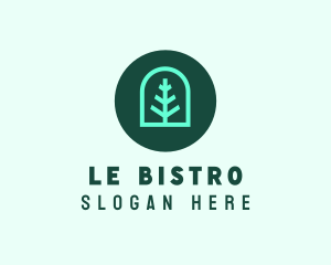 Simple Green Tree logo design