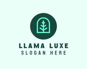 Simple Green Tree logo design