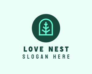 Simple Green Tree logo design