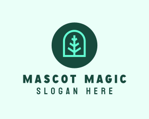 Simple Green Tree logo design