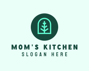 Simple Green Tree logo design