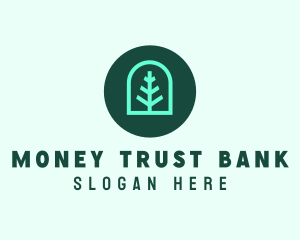 Simple Green Tree logo design