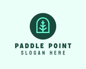 Simple Green Tree logo design