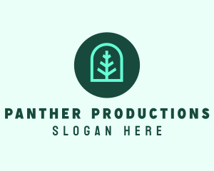 Simple Green Tree logo design