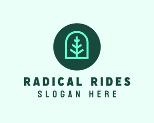 Simple Green Tree logo design