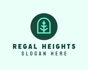 Simple Green Tree logo design