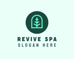 Simple Green Tree logo design