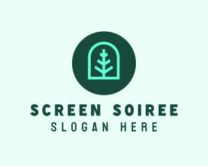 Simple Green Tree logo design