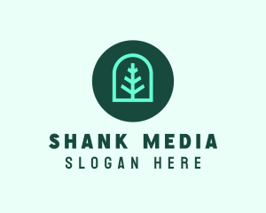 Simple Green Tree logo design