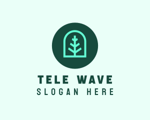 Simple Green Tree logo design