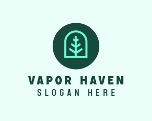 Simple Green Tree logo design