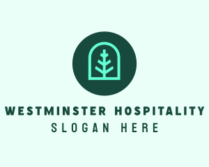 Simple Green Tree logo design