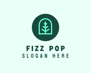 Simple Green Tree logo design