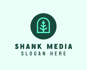 Simple Green Tree logo design