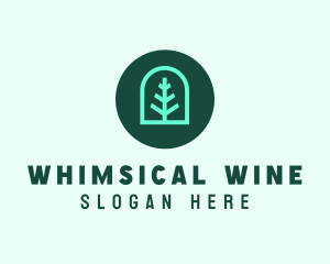 Simple Green Tree logo design