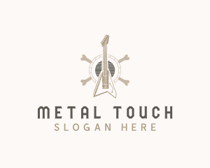 Metal Band Electric Guitar logo