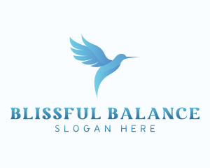 Wellness Skincare Hummingbird logo