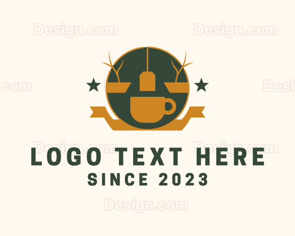 Organic Tea Drink Logo