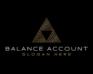 Triangle Insurance Accounting logo design