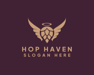 Malt Hops Wings  logo design