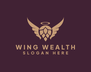 Malt Hops Wings  logo design