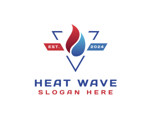 Cooling Heating Fire logo