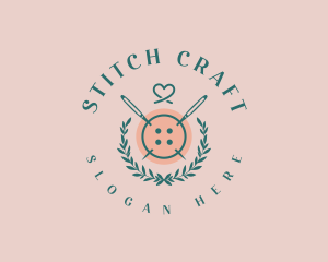 Handicraft Sewing Needle logo design