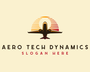 Airplane Aeronautics Travel logo design