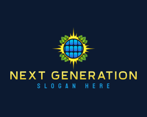 Natural Solar Power logo design