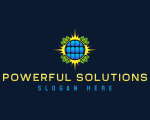 Natural Solar Power logo design