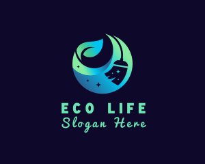 Natural Eco Cleaning logo design