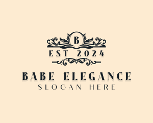 Stylish Wedding Event logo design