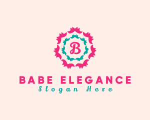 Floral Festive Decor logo design