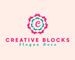 Floral Festive Decor logo design