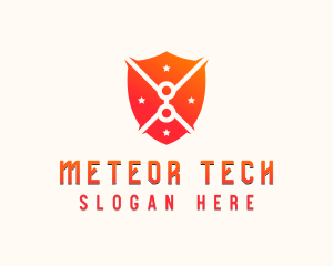 Tech Shield Cybersecurity logo design