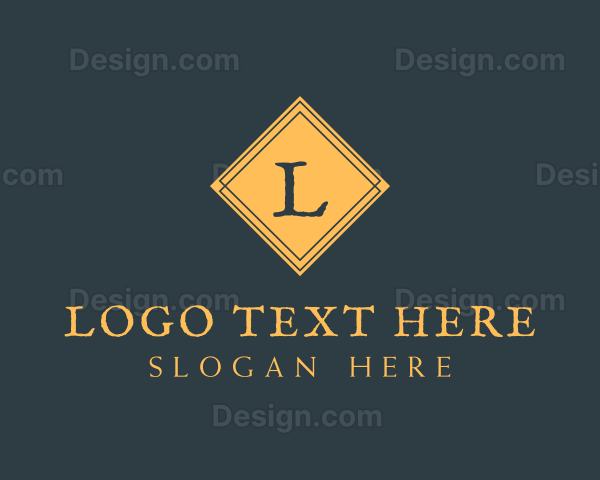 Gold Luxury Premium Brand Logo