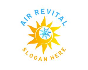 Snow Sun Refrigeration logo design