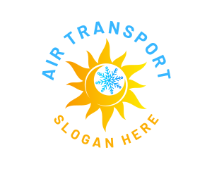 Snow Sun Refrigeration logo design