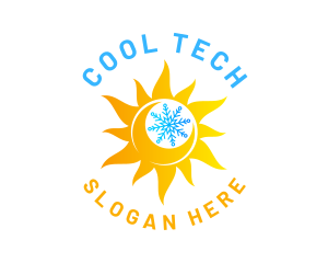 Snow Sun Refrigeration logo design