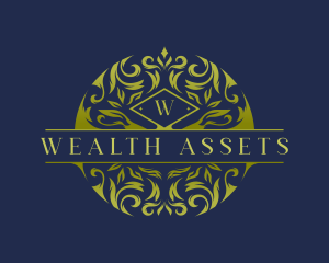 Ornament Royalty Wealth logo design