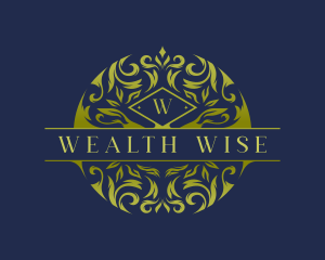 Ornament Royalty Wealth logo design