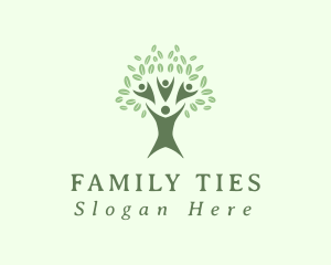 People Family Tree logo design