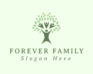 People Family Tree logo design