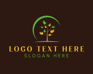 Hand Tree Environmentalist Logo