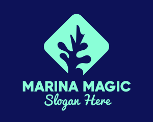 Sea Coral Aquarium logo design