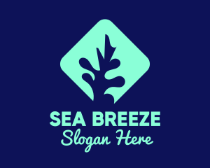 Sea Coral Aquarium logo design